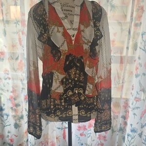 Joseph Ribkoff Chiffon Longsleeves